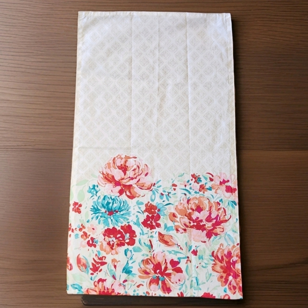 NWOT The Pioneer Woman Gorgeous Garden Cotton Kitchen Towel